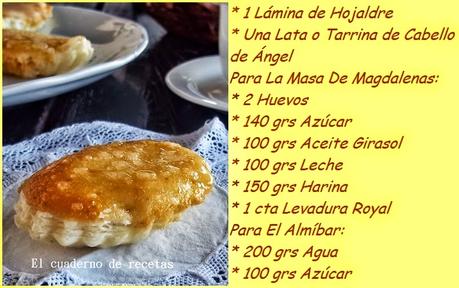 Barquillos Rellenos de Cabello de Ángel