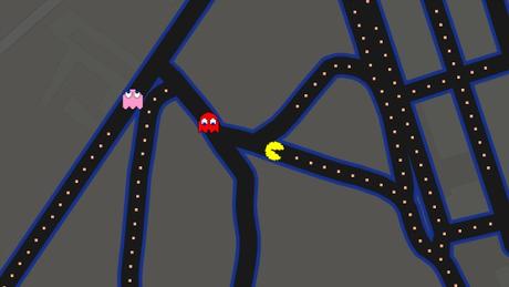 Google convierte Google Maps en un tablero de Pac-Man para el April Fools’ Day