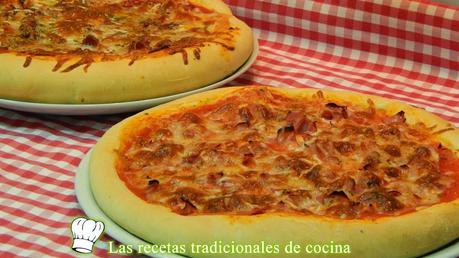 Receta de masa gruesa para pizza