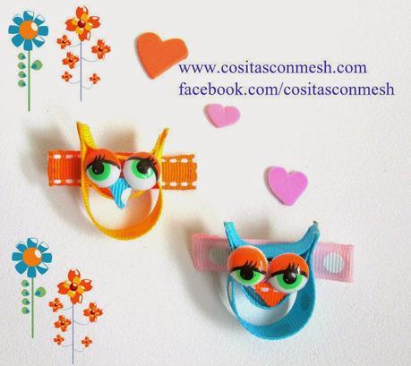 Pasadores para el pelo con figuras de moda