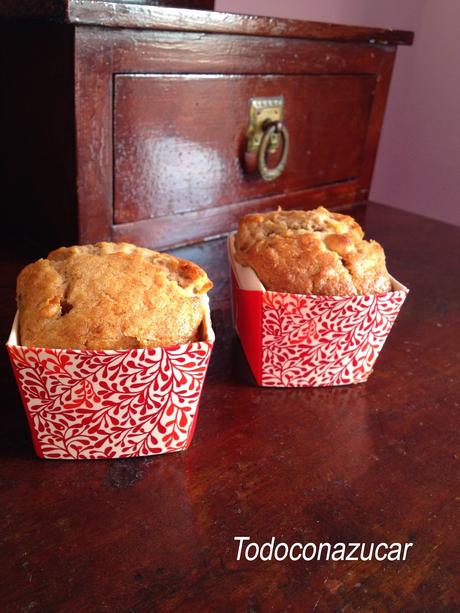 MUFFINS BANANA LOAF O MAGDALENAS DE PLÁTANO Y NUECES