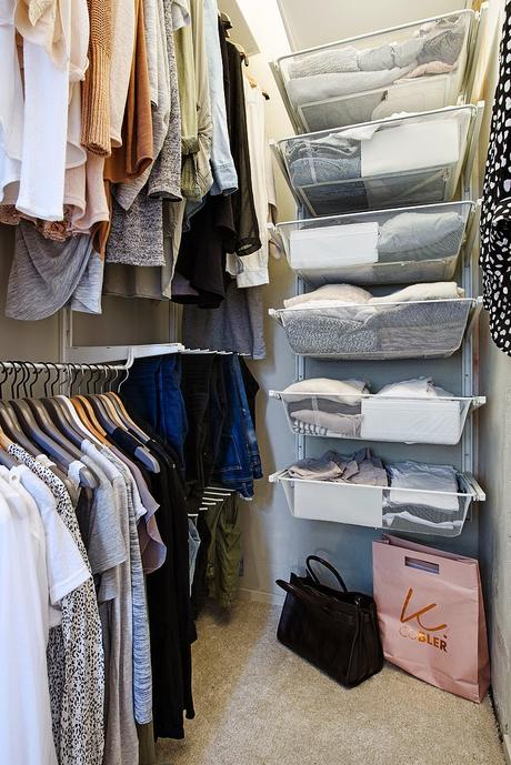 Distribución en un dormitorio pequeño... ¡Con vestidor!