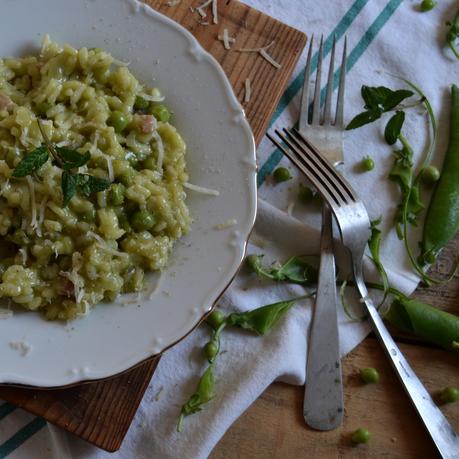 RISOTTO DE GUISANTES