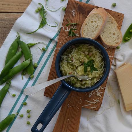 RISOTTO DE GUISANTES
