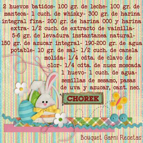 Chorek (pancitos de Pascua armenios)