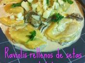 Ravioli Rellenos Setas Boletus Queso Trufado
