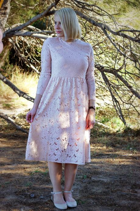 Vestido y melena midi Vestido y melena midi