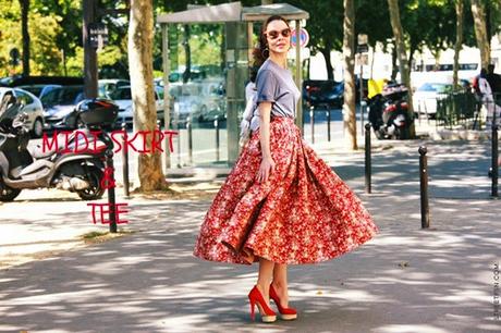 Midi Skirt+Tee