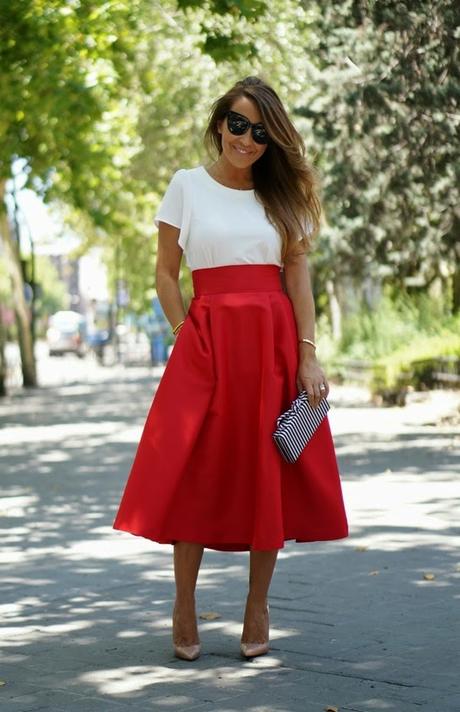 Midi Skirt+Tee