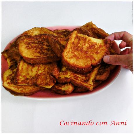 TORRIJAS DE VAINILLA A LA PLANCHA