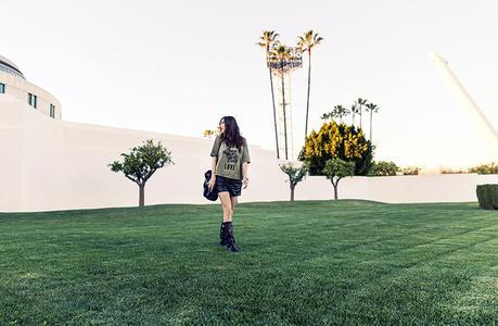 street style barbara crespo leather in sevilla hakei tshirt wild love hector boots fashion blogger outfit blog de moda