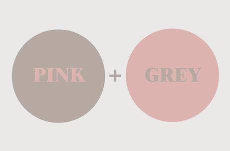 Una decoración en rosa y gris, tonalidades pastel una tendencia deco 