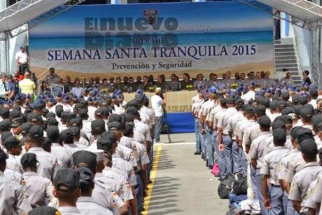 Amplio despliegue policíaco-militar en Gran Santo Domingo.