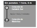 De Gatwick a Londres – Alternativas