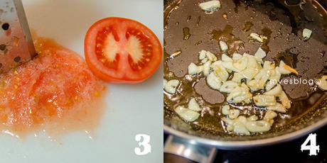 Recta paso a paso de Espaguetis integrales con almejas