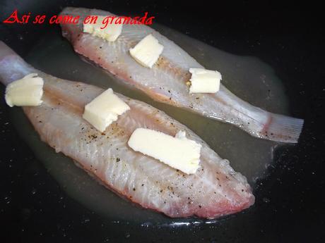 Lenguados a la naranja