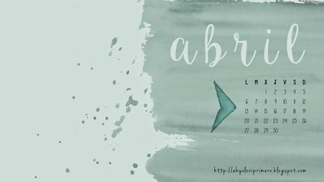 FREEBIES: Fondos de escritorio abril 2015