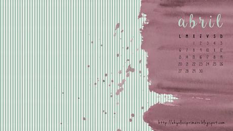 FREEBIES: Fondos de escritorio abril 2015