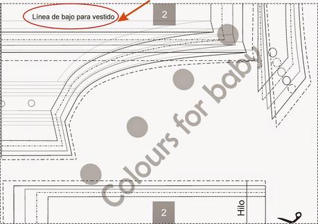 Nuestro patrón está preparado para hacer una ranita o un vestido