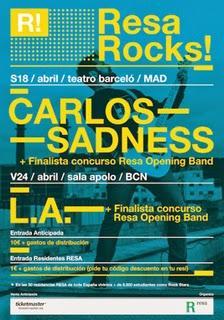 Resa Rocks, L.A. y Carlos Sadness
