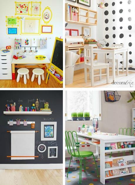 rincones para manualidades niños