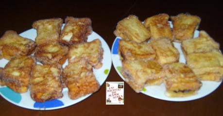 MIS TORRIJAS RELLENAS DE FLAN