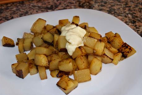 patatas salteadas con limón