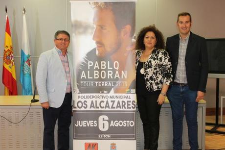 [INFO] Pablo Alborán actuará en Los Alcázares el próximo mes de agosto