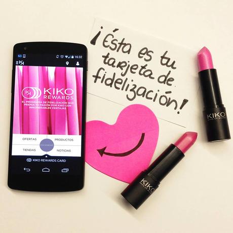 KIKO Milano lanza por fin su tarjeta de fidelización KIKO Rewards.