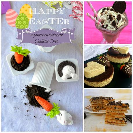 4 postres especiales con galletas Oreo