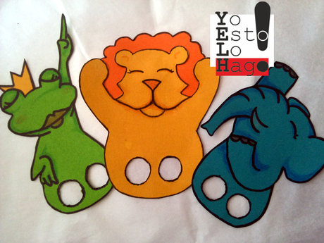 Marionetas para dedos infantiles