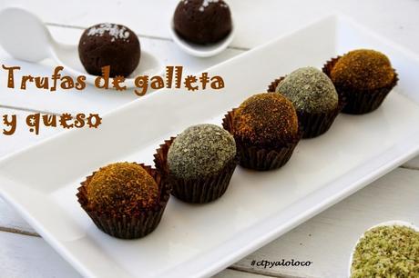 Trufas de galleta y queso Trufas de galleta y queso
