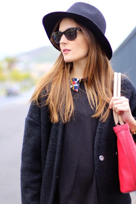 Sheinside Black Coat