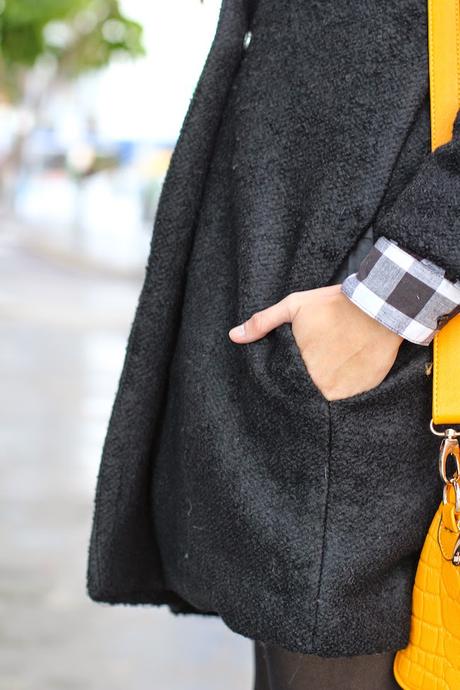 Sheinside Black Coat