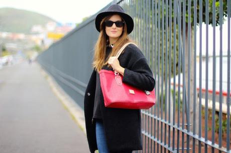 Sheinside Black Coat