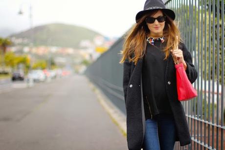 Sheinside Black Coat