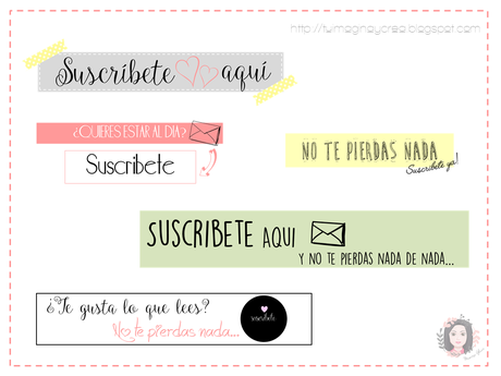 Banners suscripción al blog