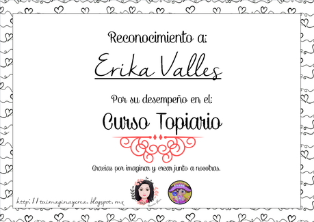 Gracias a todas. CURSO TOPIARIO