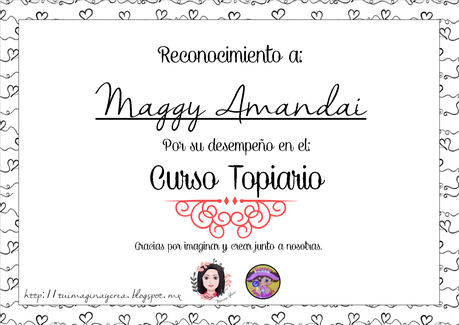 Gracias a todas. CURSO TOPIARIO