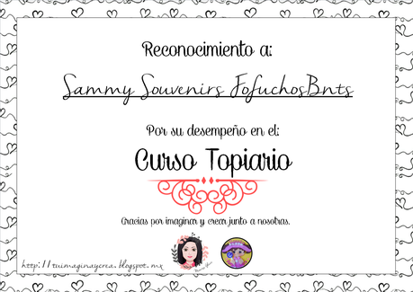 Gracias a todas. CURSO TOPIARIO