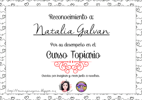 Gracias a todas. CURSO TOPIARIO