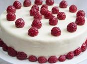 Tarta mousse queso frambuesas