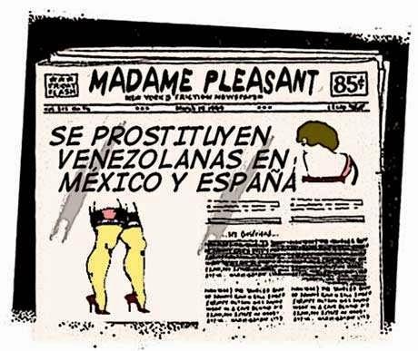 front page cómic - venezolanas México y España