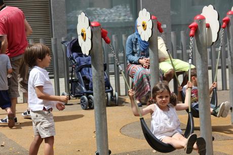 Bar La Monroe, terraza y parque en el Raval Bar de la filmoteca