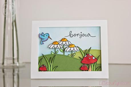 Playing with Lawn Fawn stamps: Gleeful Gardens