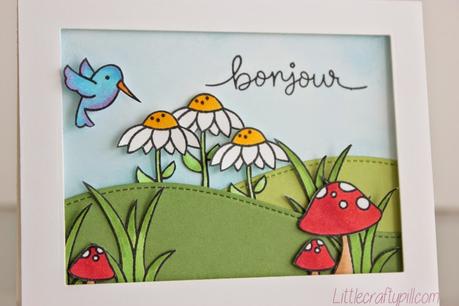 Playing with Lawn Fawn stamps: Gleeful Gardens