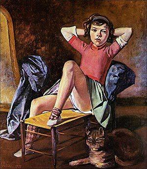 NIña con gato (1937)