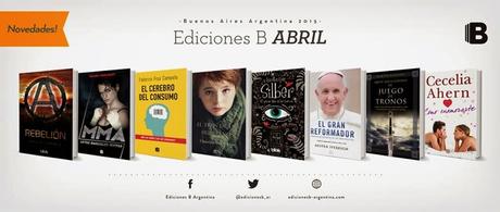 ¡Novedades de Ediciones B para Abril!