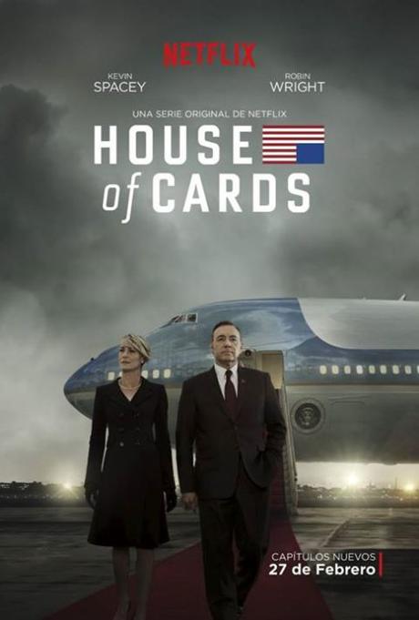 Netflix renovó serie “House of Cards” para una 4ta temporada