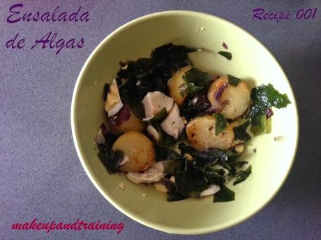 RECIPE #001:  ENSALADA DE ALGAS (BÁSICA)